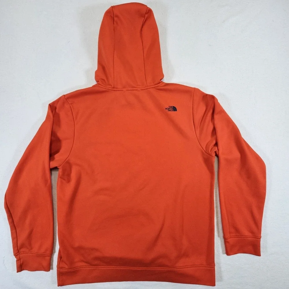 The North Face Sweatshirt Mens Small Orange Pullover Hoodie